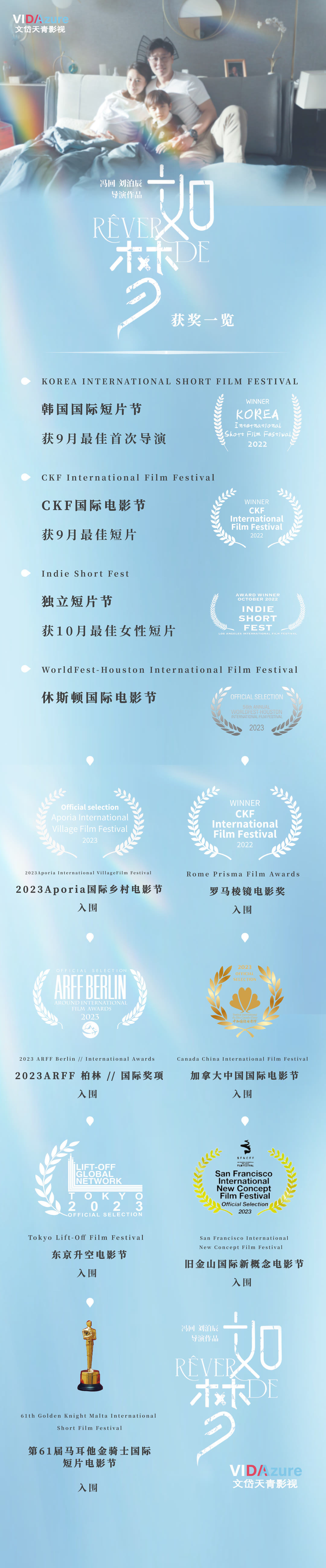 《如梦》获奖一览海报